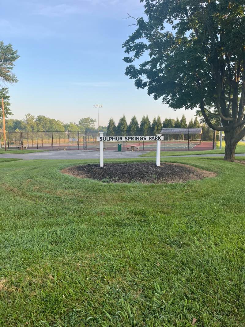 walking near me in Sulphur Springs Park in summer