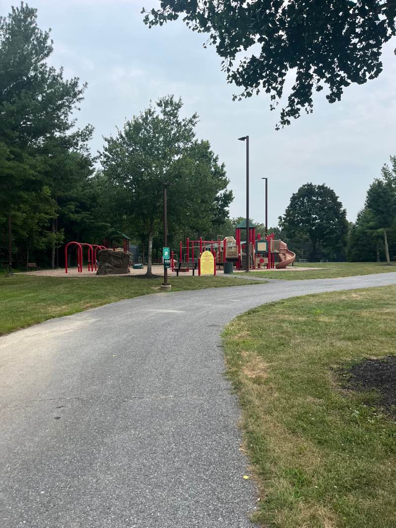 walking near me in Libertytown Community Park in autumn