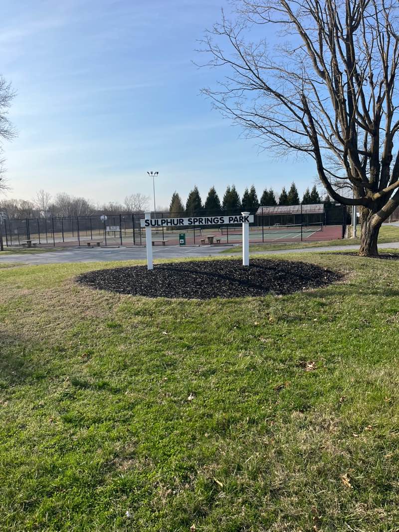 walking near me in Sulphur Springs Park in spring