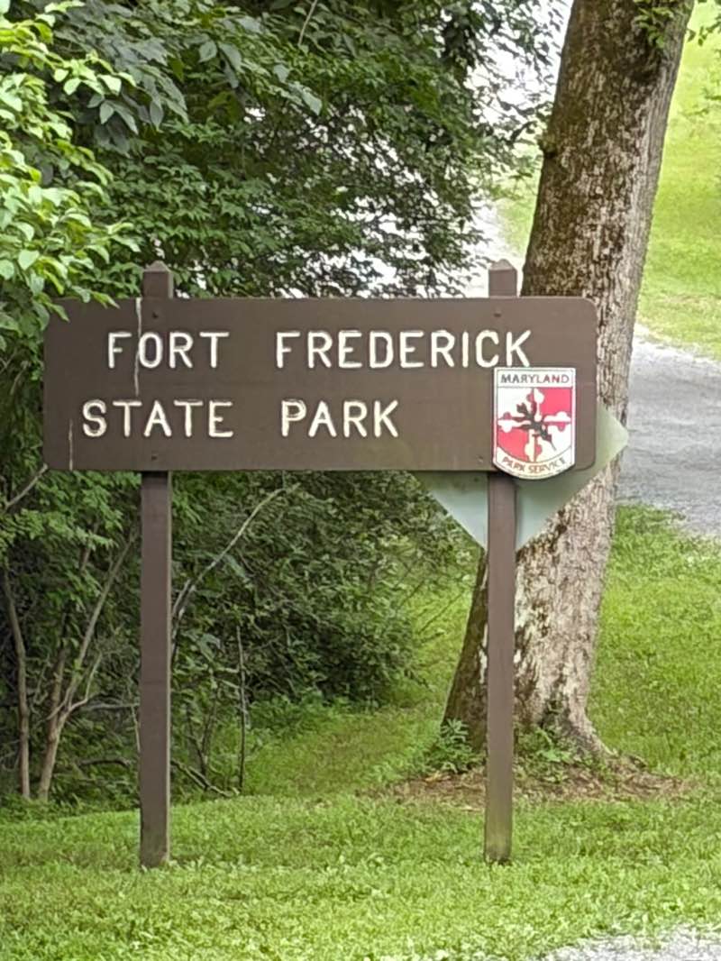 walking near me in Fort Frederick State Park in summer