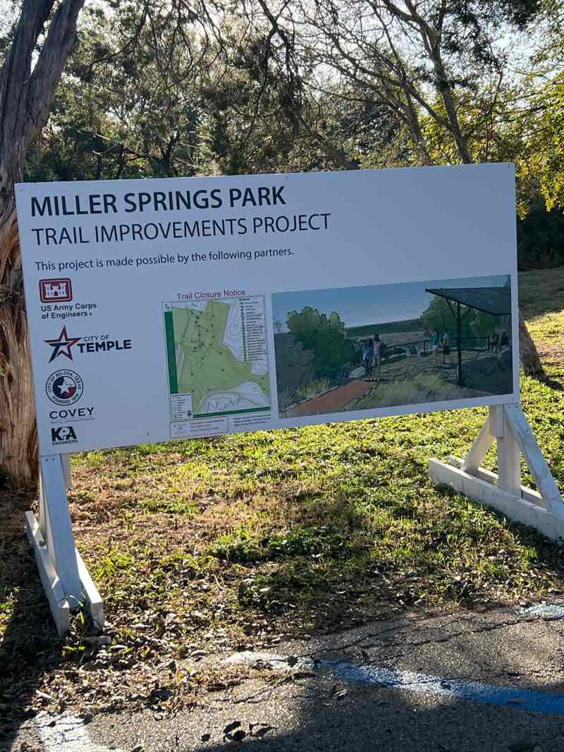 walking near me in Miller Springs Park in autumn