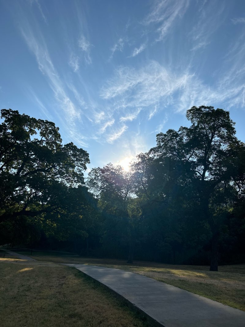 walking near me in Katy Trail Greenbelt in winter