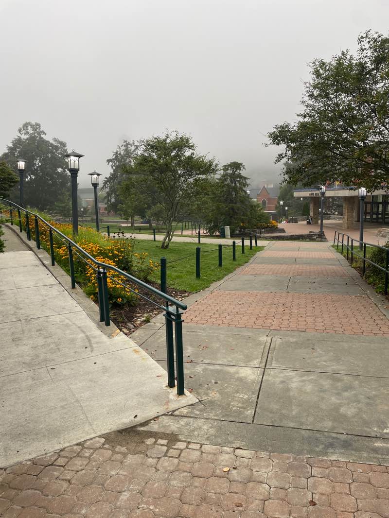 walking near me in Sanford Mall in autumn