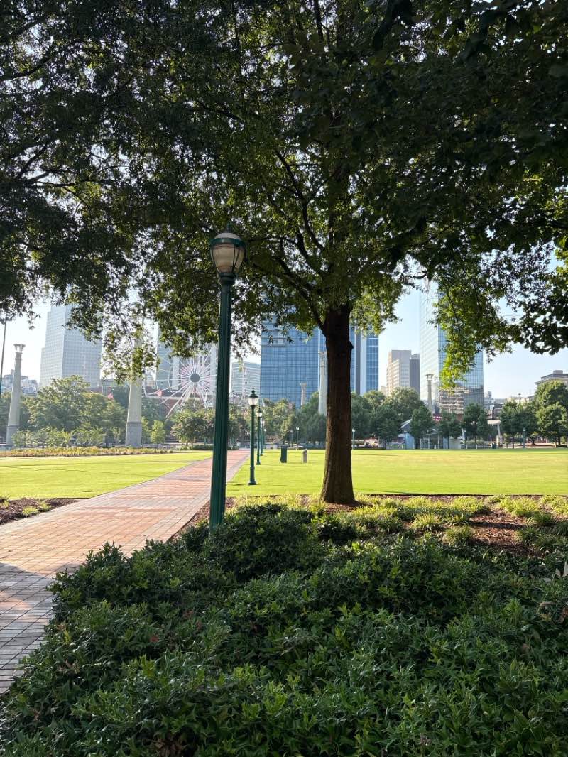 walking near me in The Home Depot Backyard in autumn