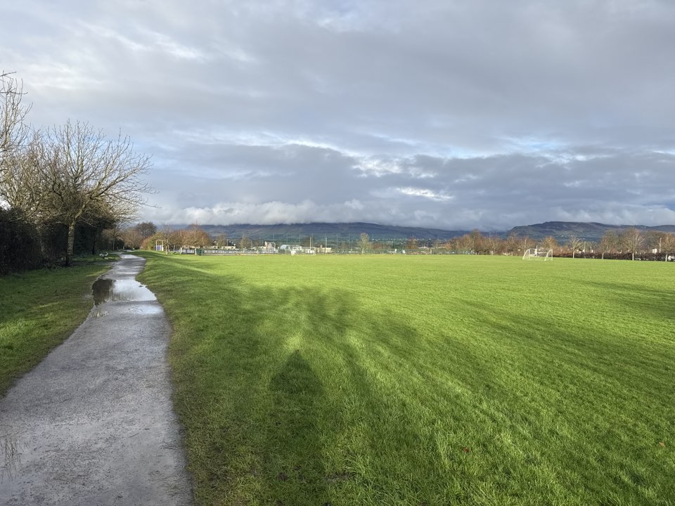 walking near me in Mitchell Curley Park in winter