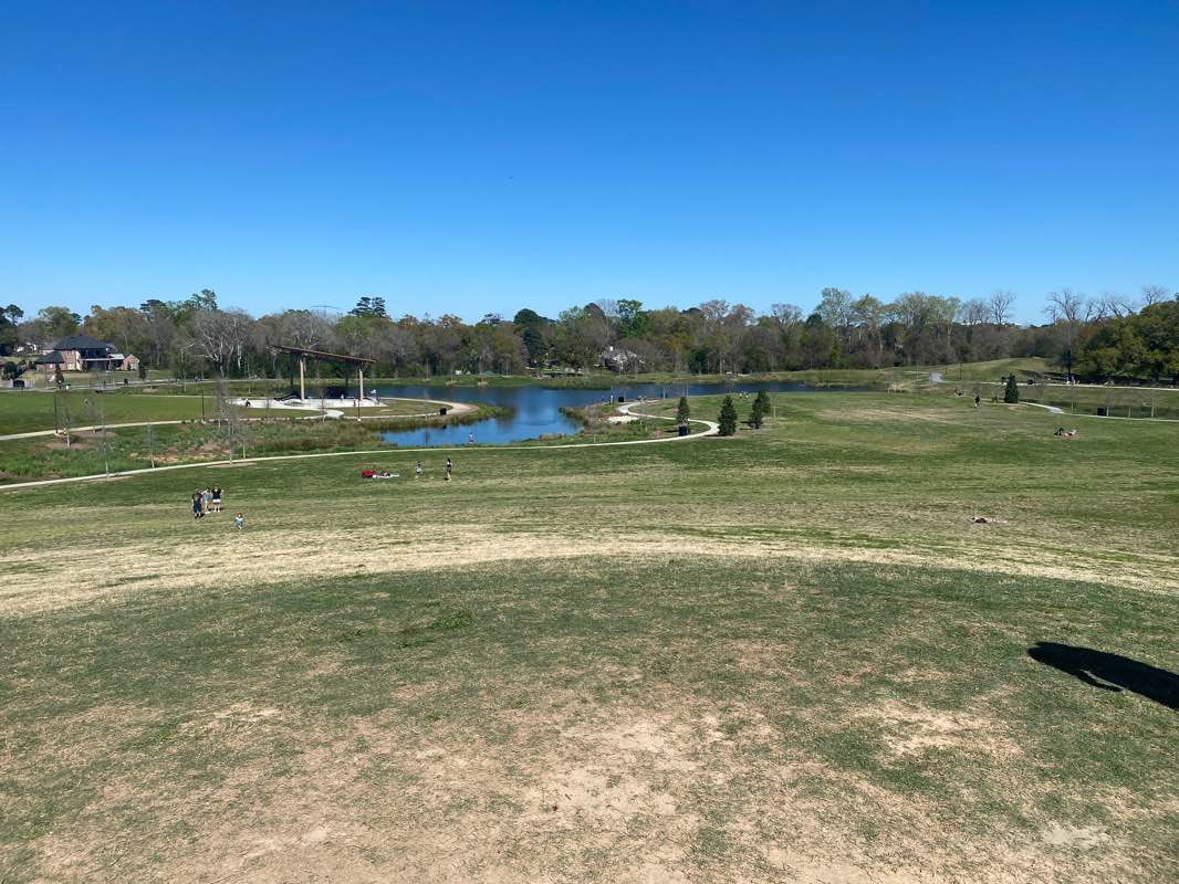walking near me in Lafayette Central Park in winter