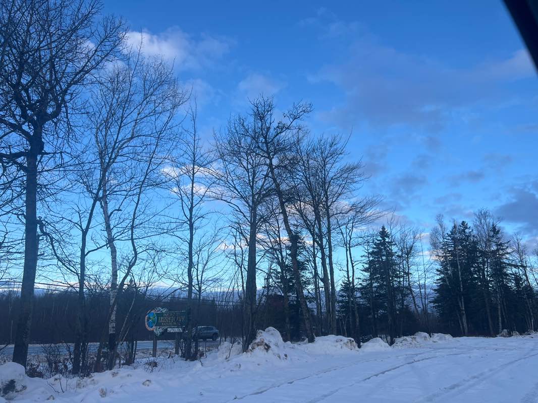 walking near me in Irishtown Park - Parc Irishtown in winter