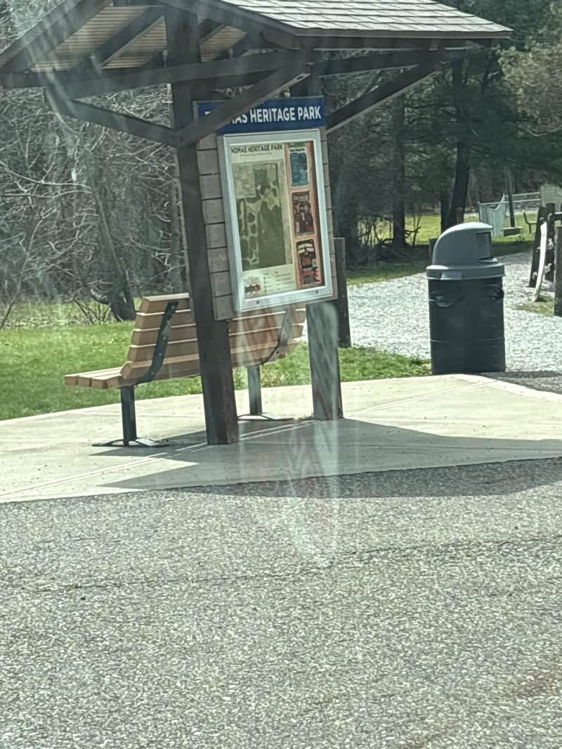 walking near me in Thomas Heritage Park in spring
