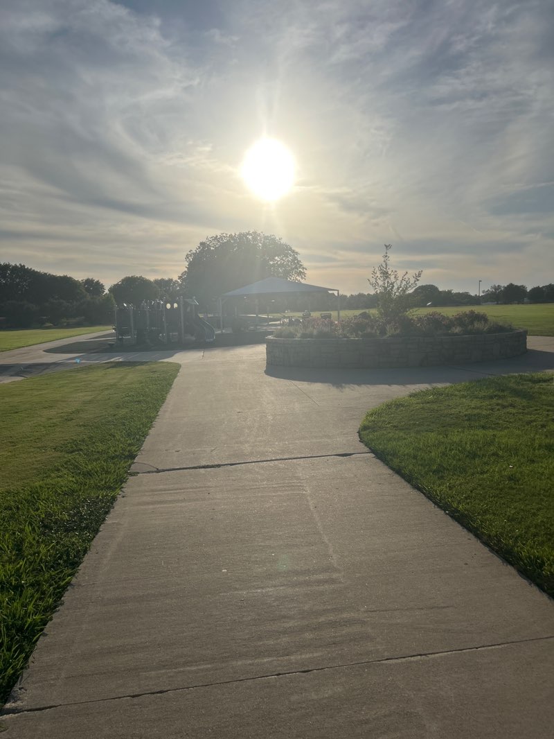 walking near me in Pleasant Run Soccer Complex and Park in autumn