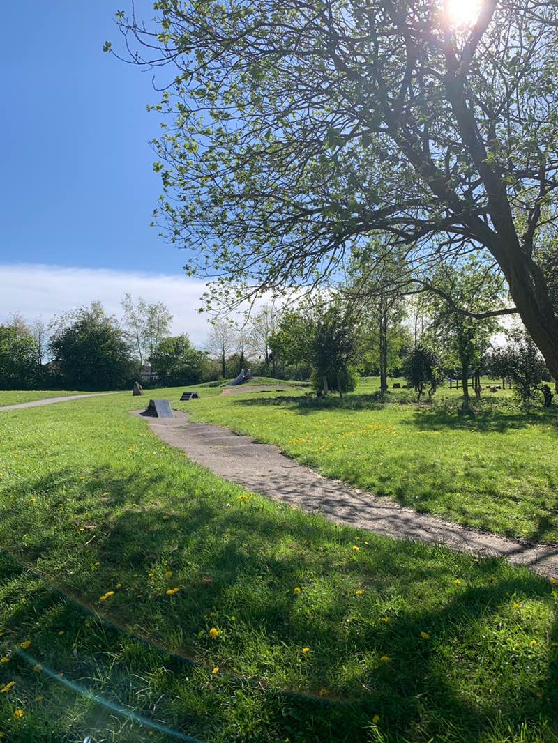 walking near me in West Park in spring