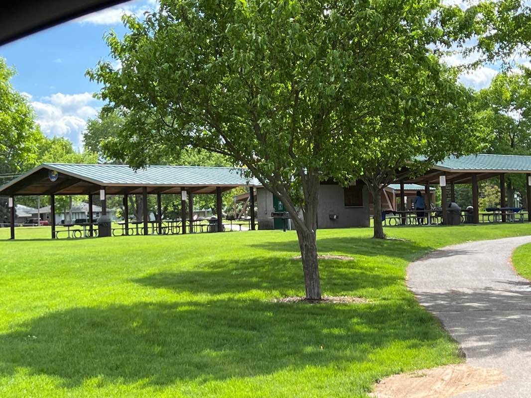 walking near me in Richard Walton Park in spring