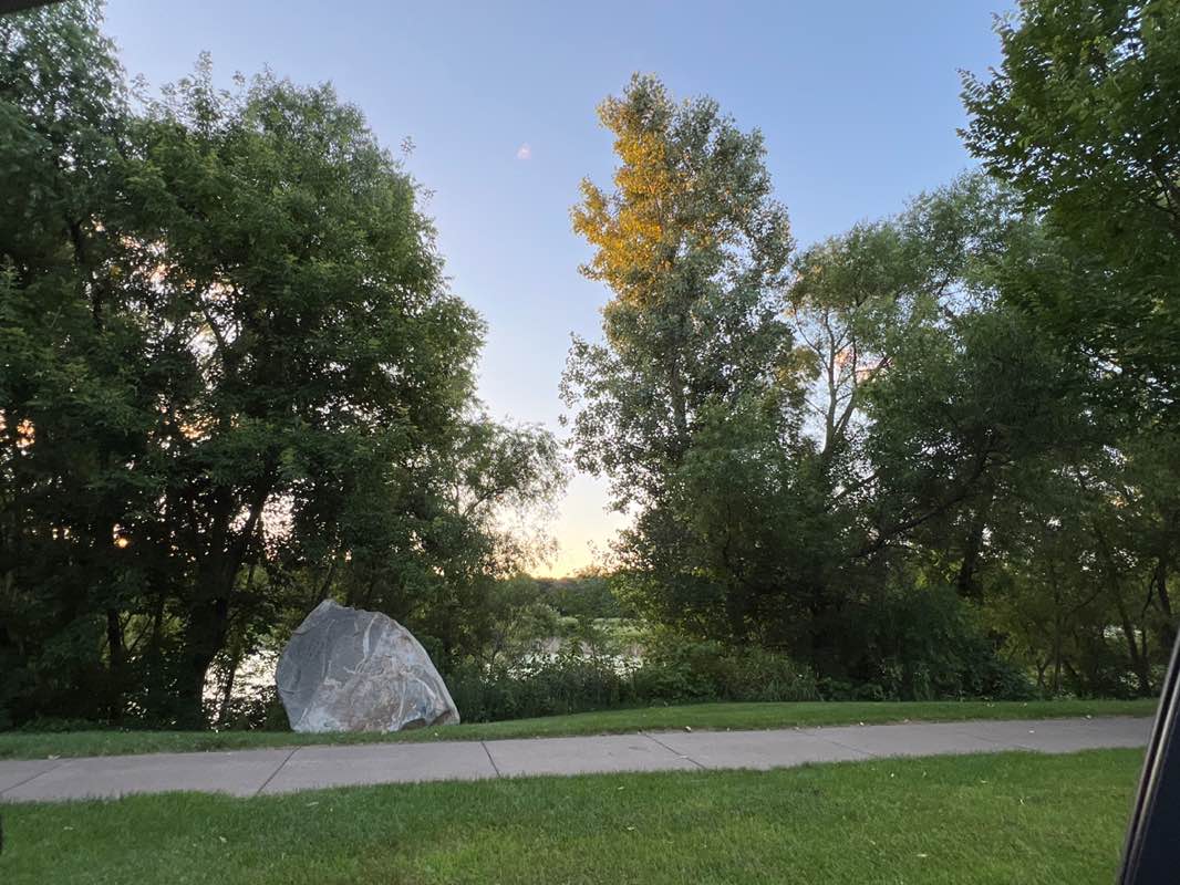 walking near me in Dancing Waters Park in autumn