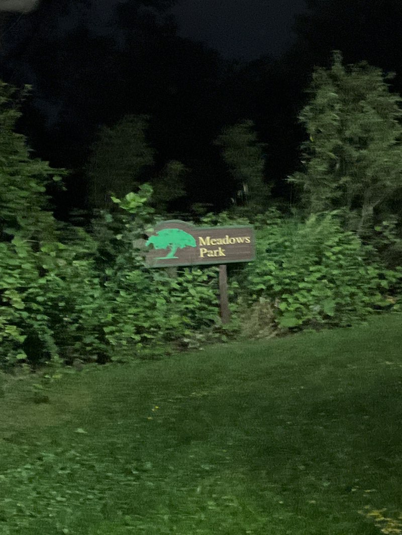 walking near me in Meadows Park in autumn