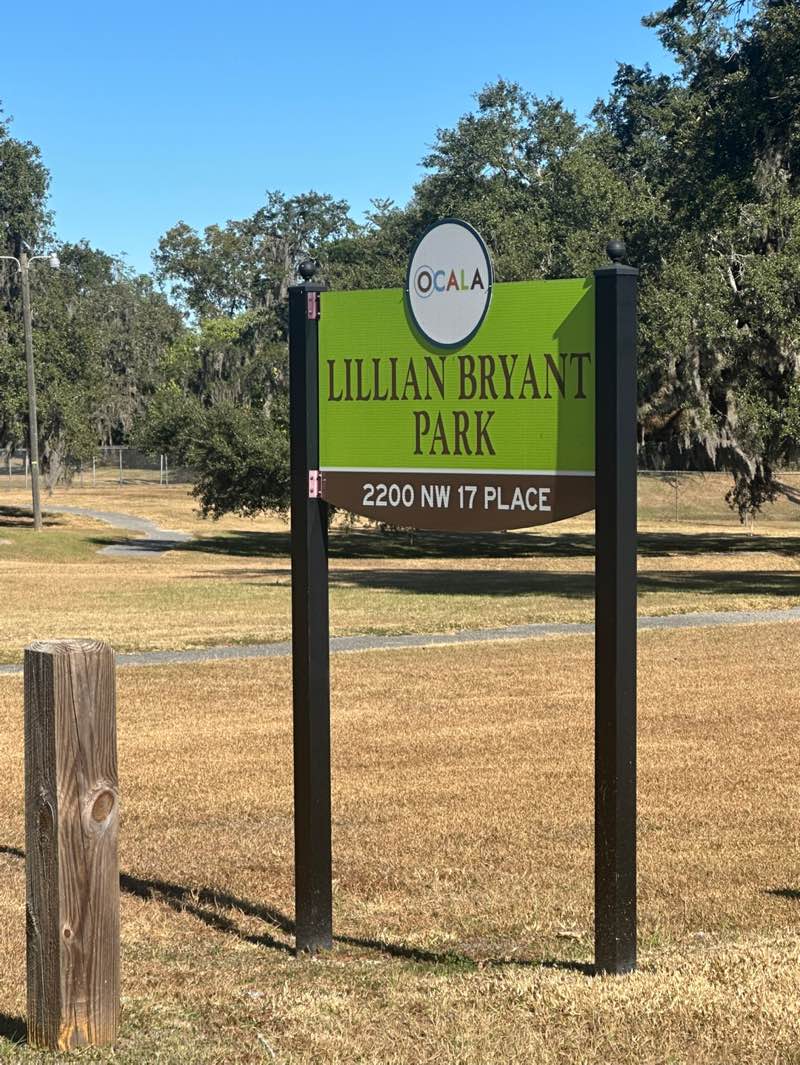 walking near me in Lillian F Bryant Park in autumn
