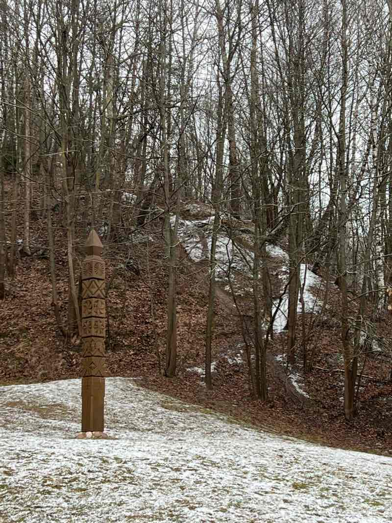 walking near me in Vokiečių g. skveras in winter