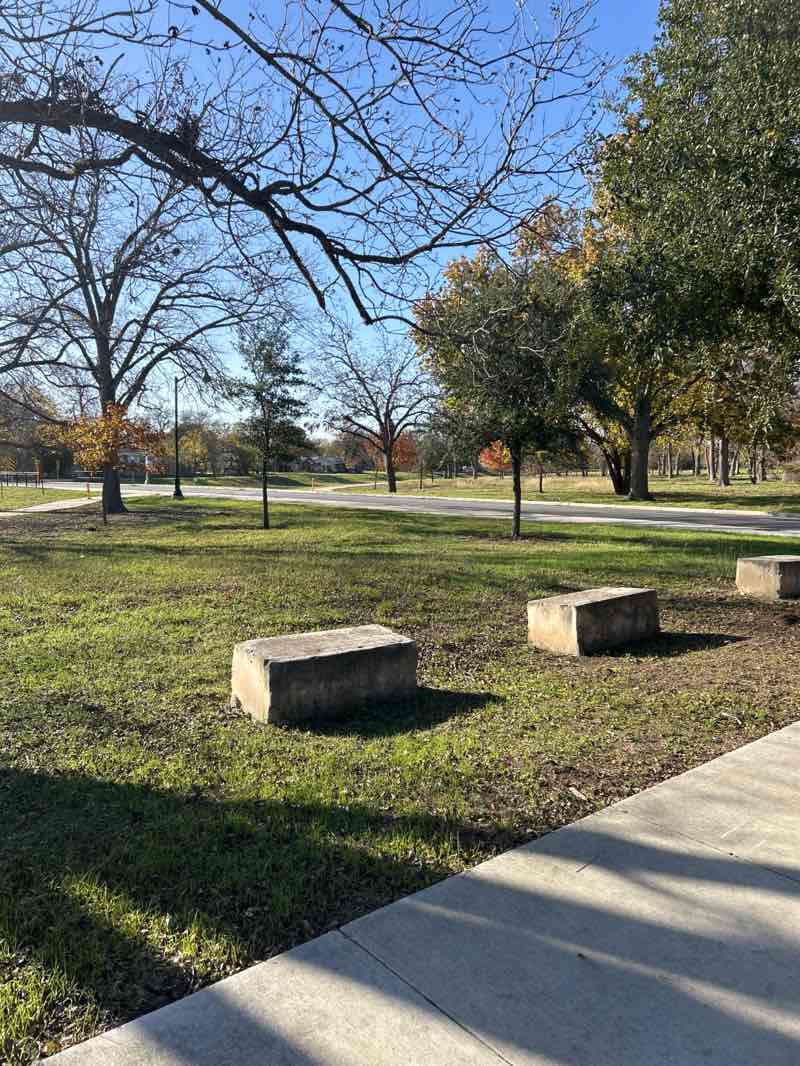 walking near me in H.E.B Park in winter