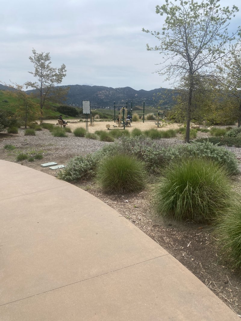 walking near me in Chumash Park in spring