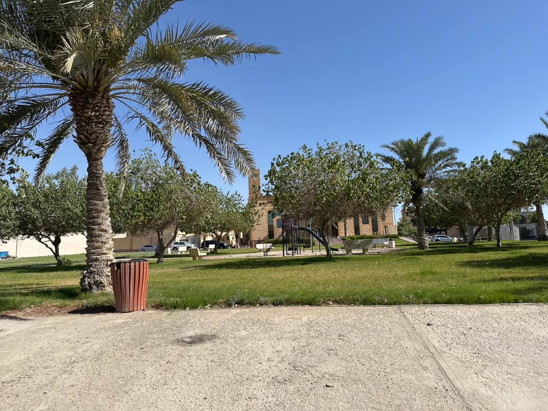 walking near me in حديقة العبير in summer