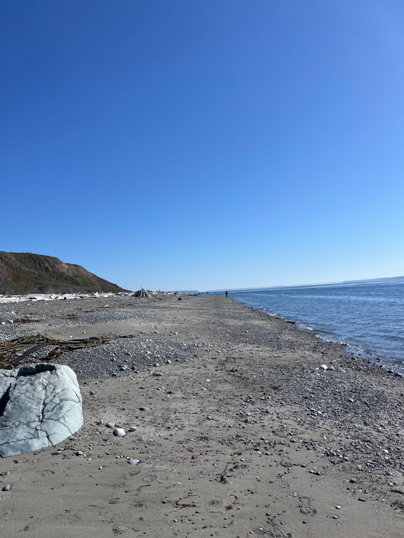 walking near me in Ebey's Landing National Historical Reserve in winter