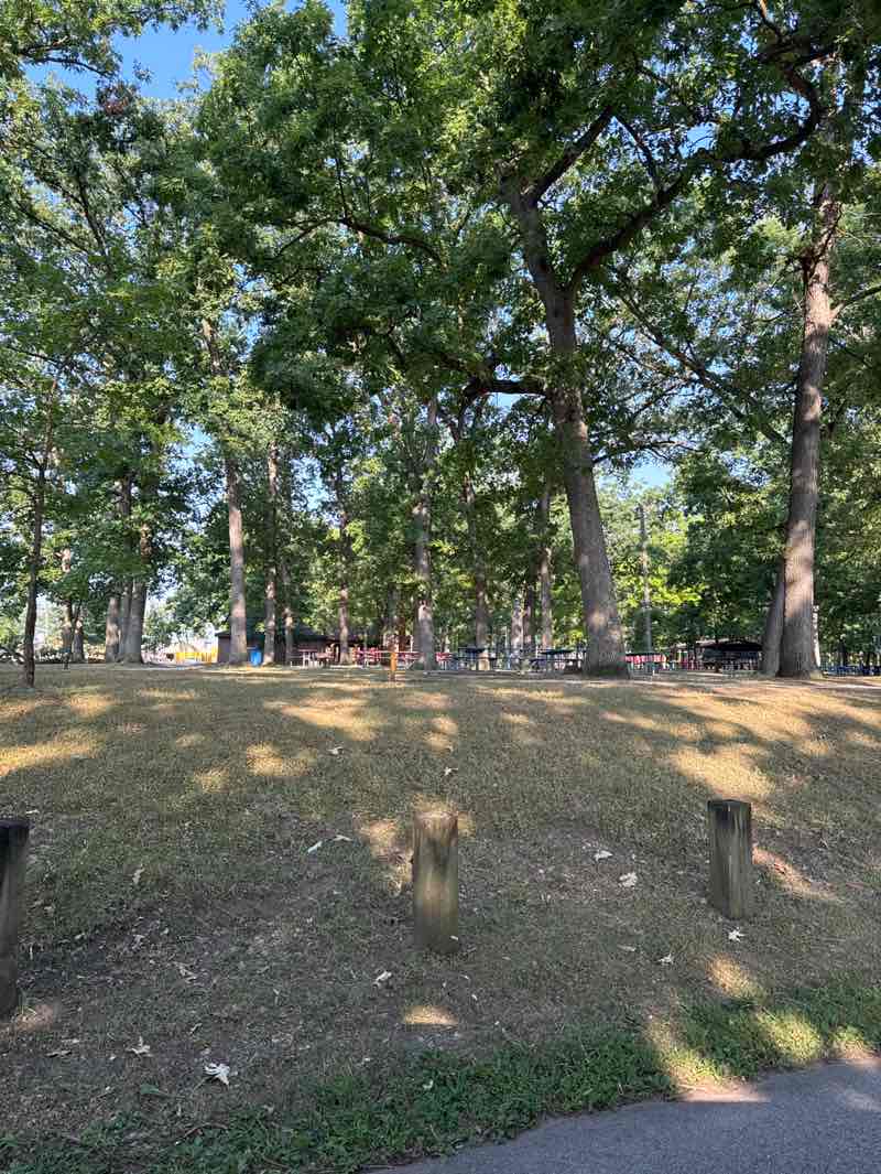 walking near me in Potawatomi Park in autumn