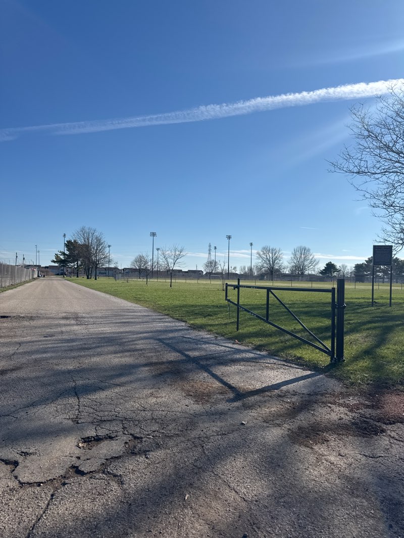 walking near me in Phillip St. Clair Park in spring
