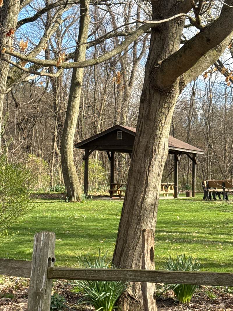 walking near me in Mishawaka RES in spring