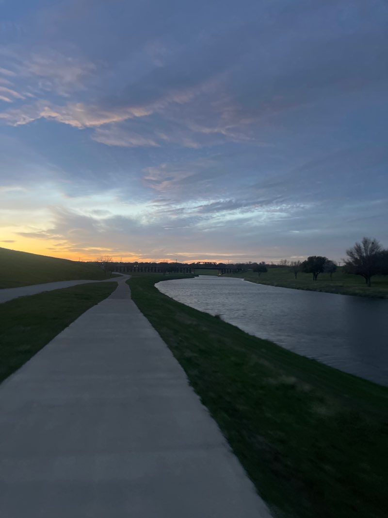 walking near me in Trinity Park in winter