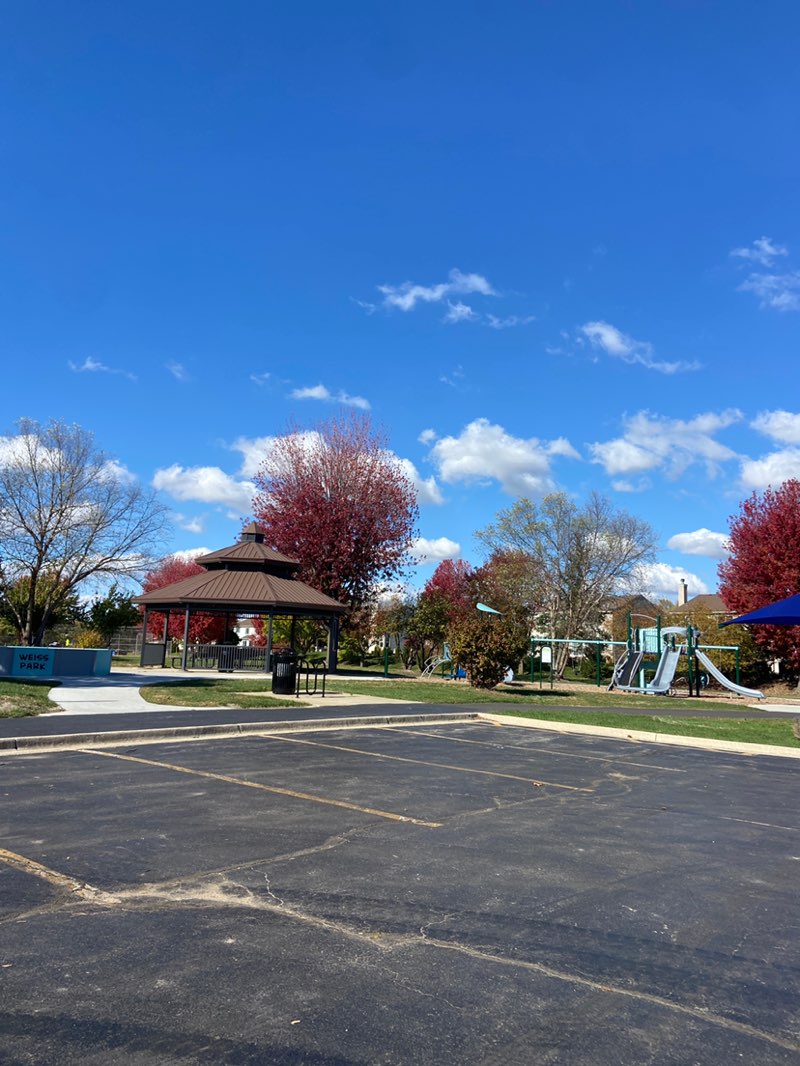 walking near me in Marvin A. Weiss Park in autumn