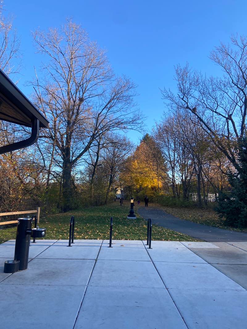 walking near me in Towne Park in autumn