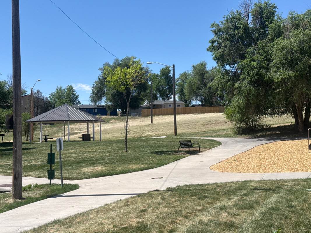 walking near me in Hibbard Park in summer