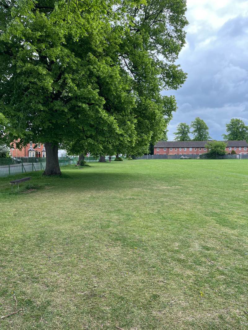 walking near me in Whaddon Recreation Ground in spring