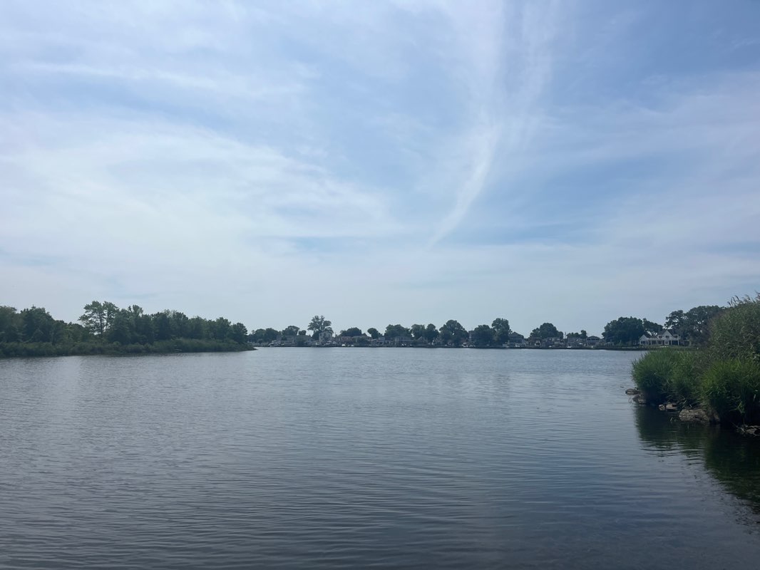walking near me in Merritt Point Park in summer