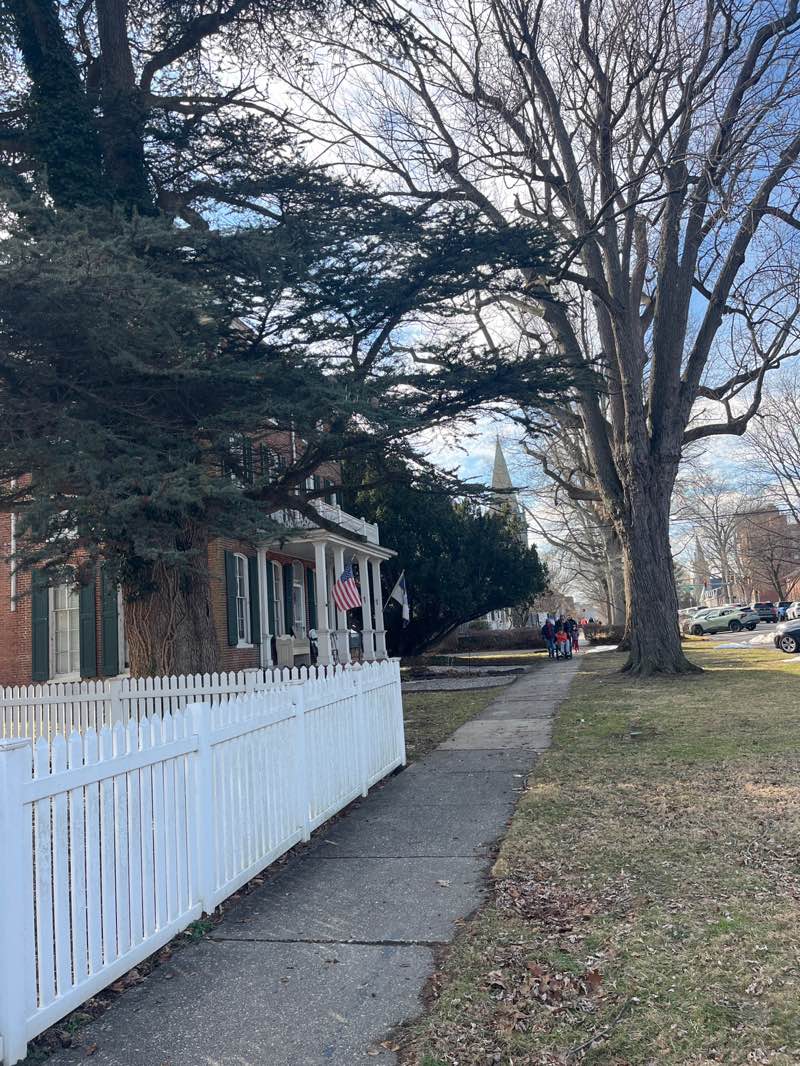 walking near me in Frank J. Hutchins Memorial Park in winter
