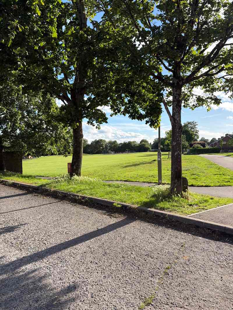 walking near me in Woodley Green in summer