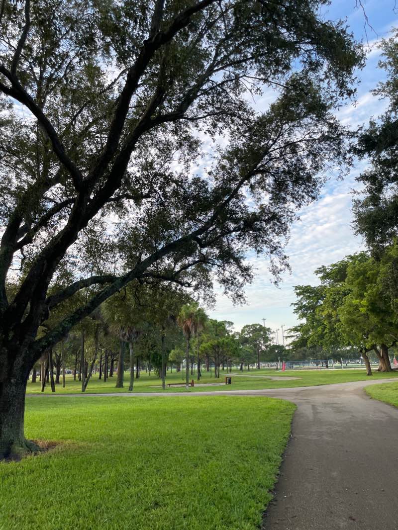 walking near me in Smoker Family Park in winter