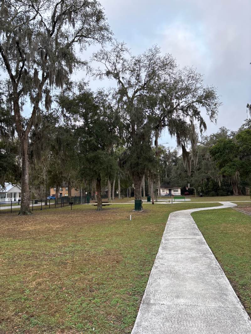 walking near me in Augusta Savage Friendship Park in winter