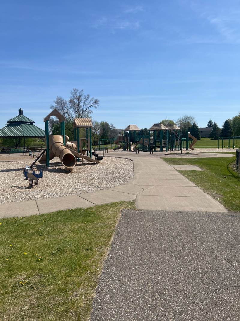 walking near me in North Community Park in spring