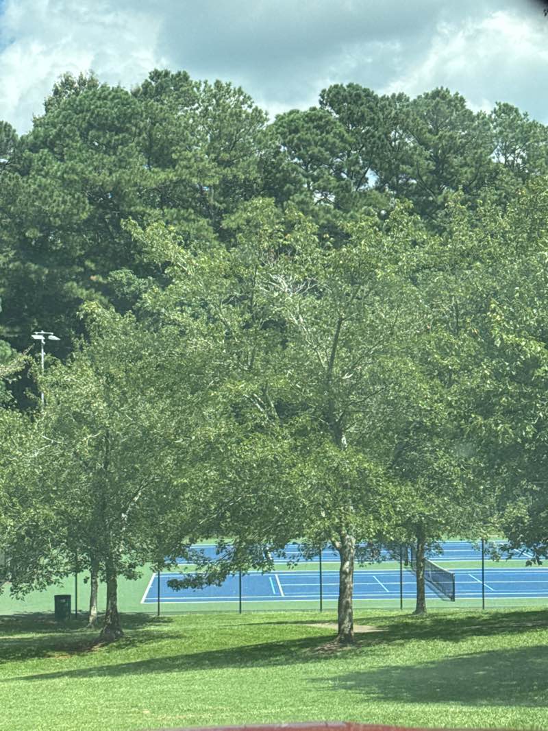 walking near me in Flat Shoals Park in autumn