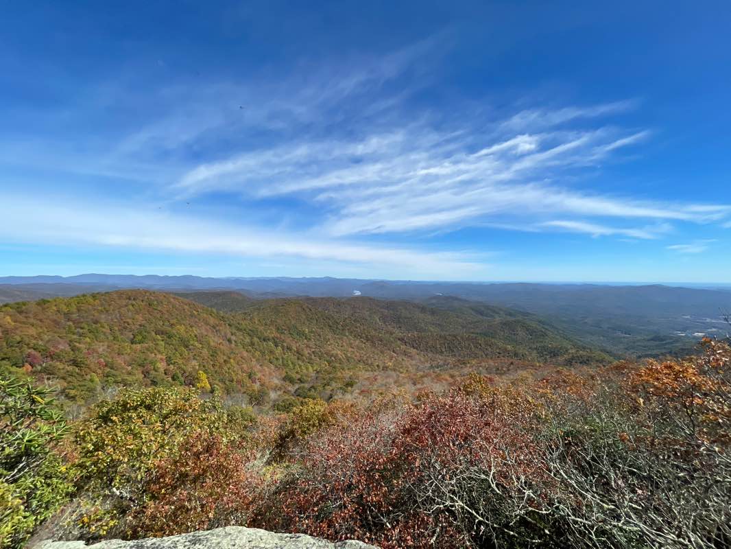 walking near me in Tray Mountain Wilderness in autumn