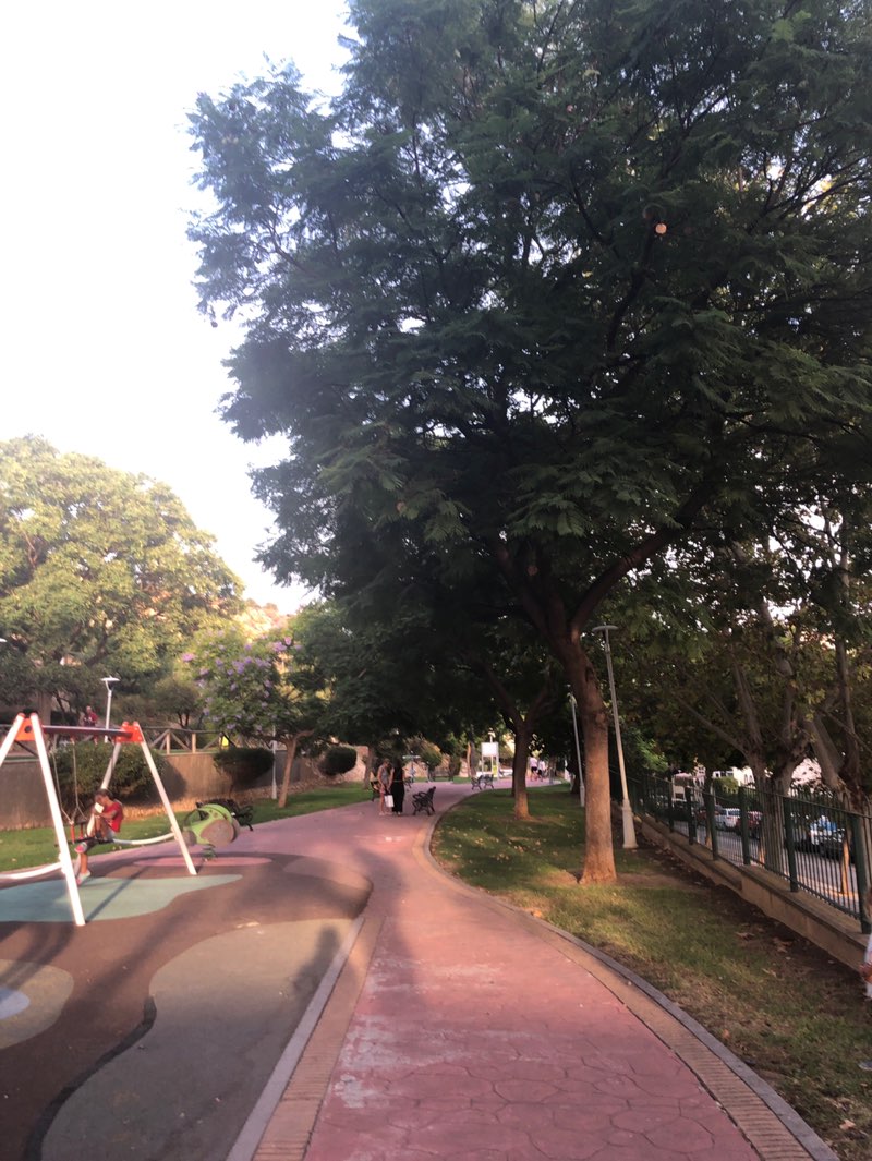 walking near me in Parque La Cantera in autumn