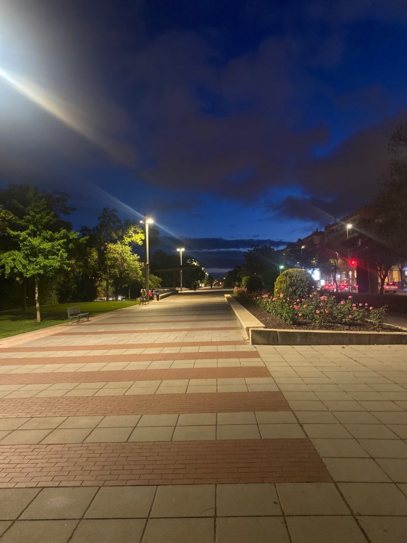 walking near me in Jardines Puerta de Almodóvar in winter