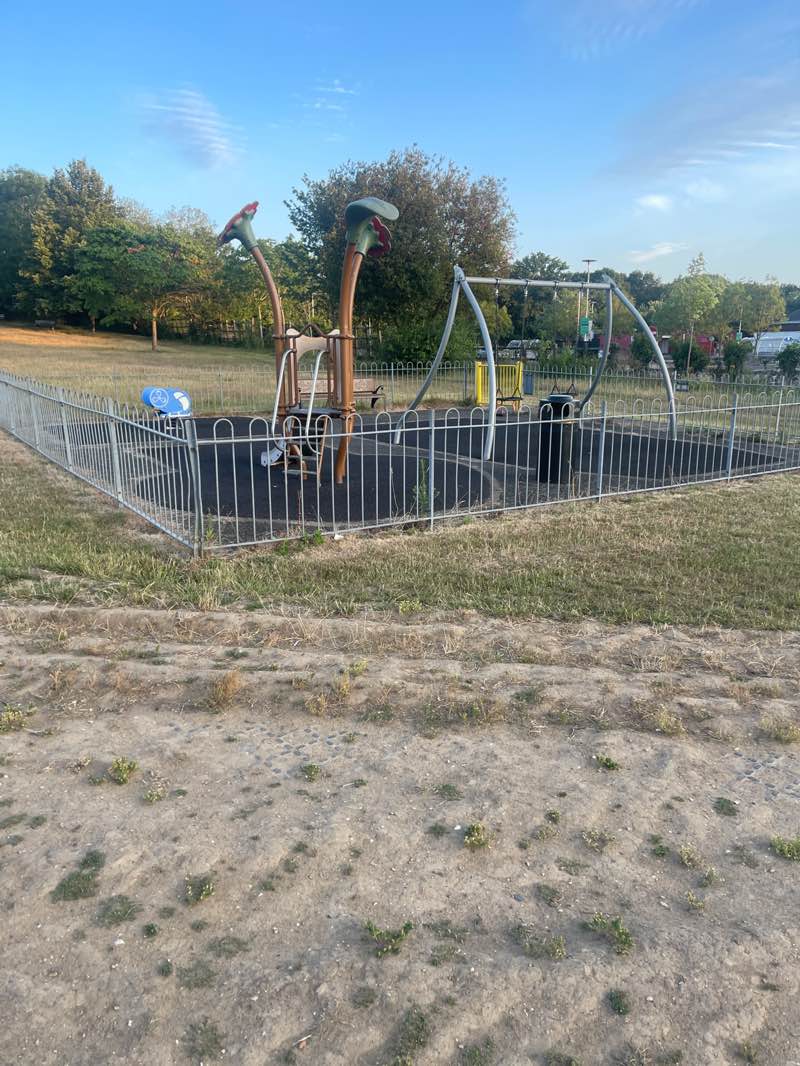 walking near me in Bannister's Field in summer