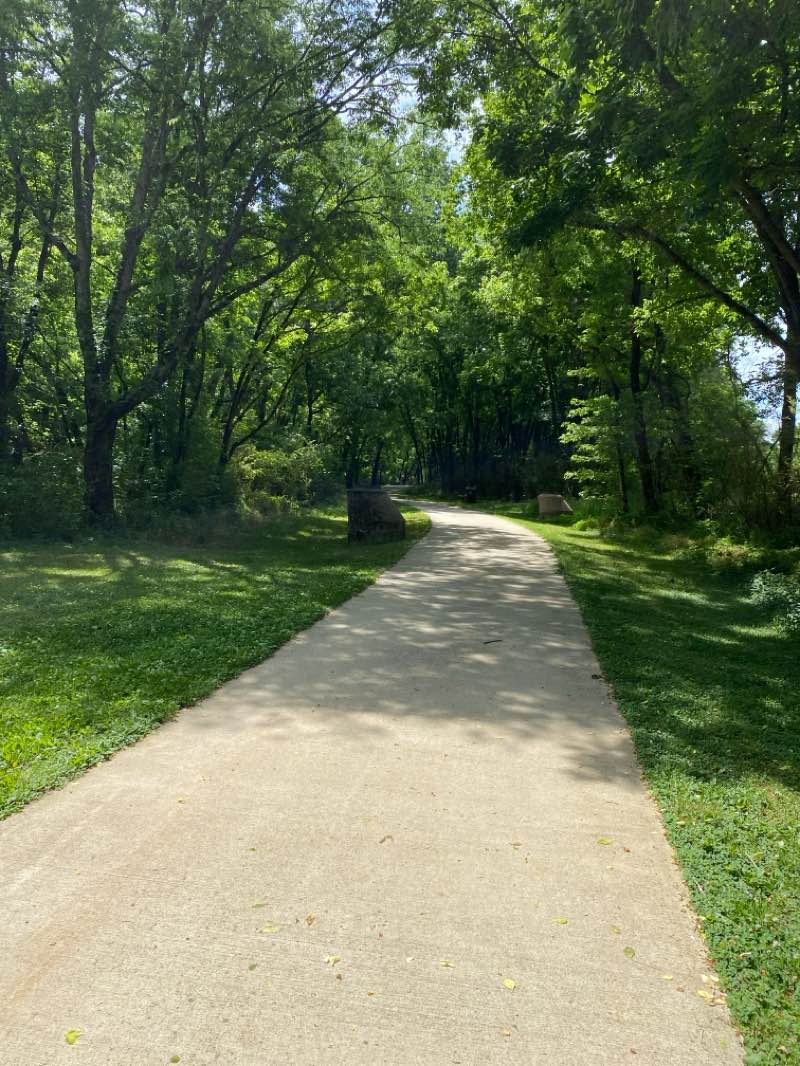 walking near me in Swan Creek Greenway in spring