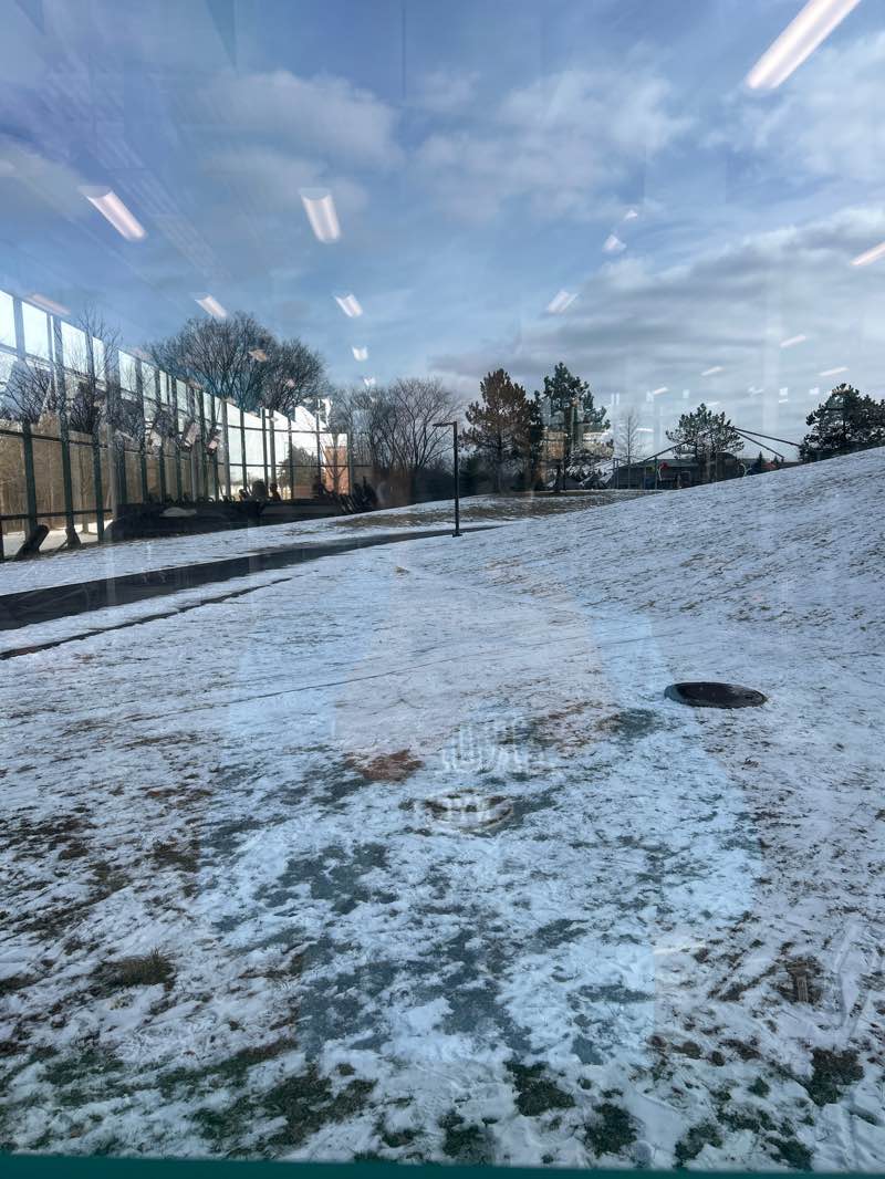 walking near me in Heritage Park in winter