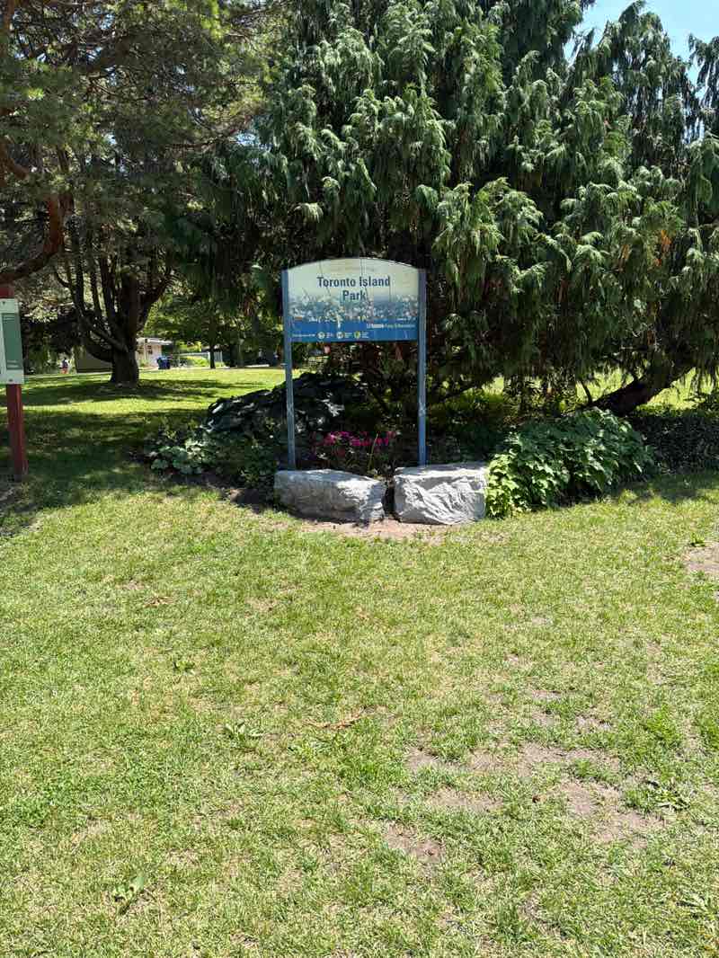 walking near me in Toronto Island Park in summer