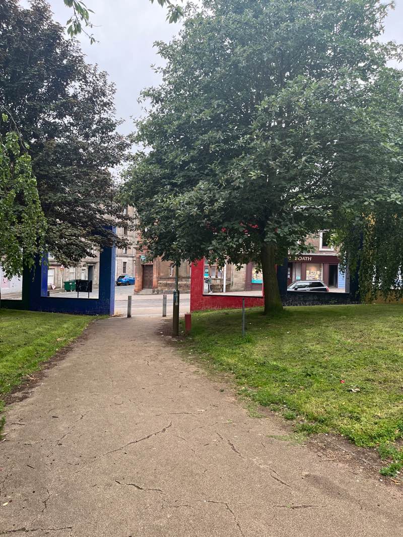 walking near me in Hilltown Park in summer