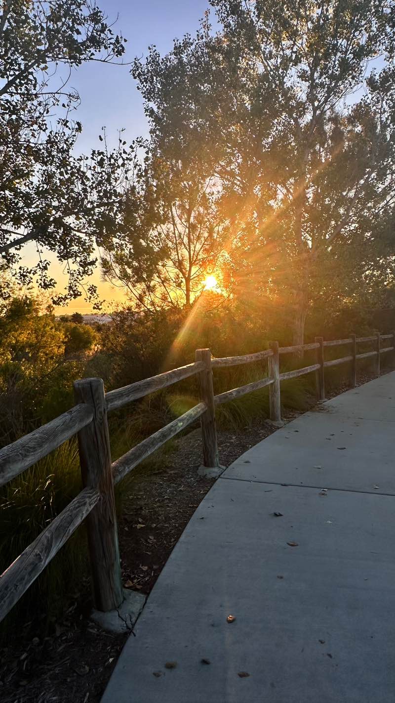 walking near me in Sunset Park in autumn