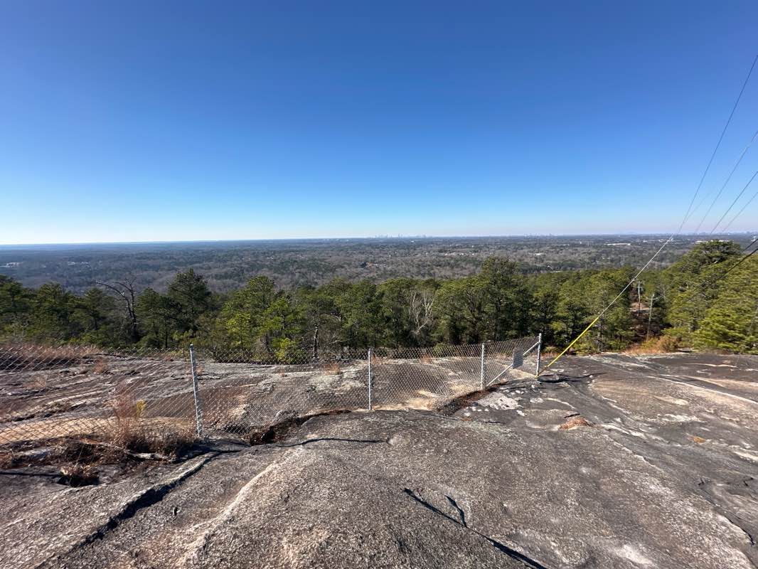 walking near me in Stone Mountain Park in winter