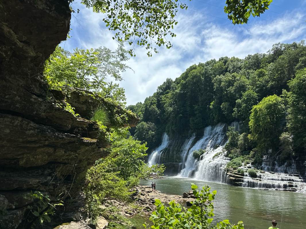 walking near me in Rock Island State Park in summer