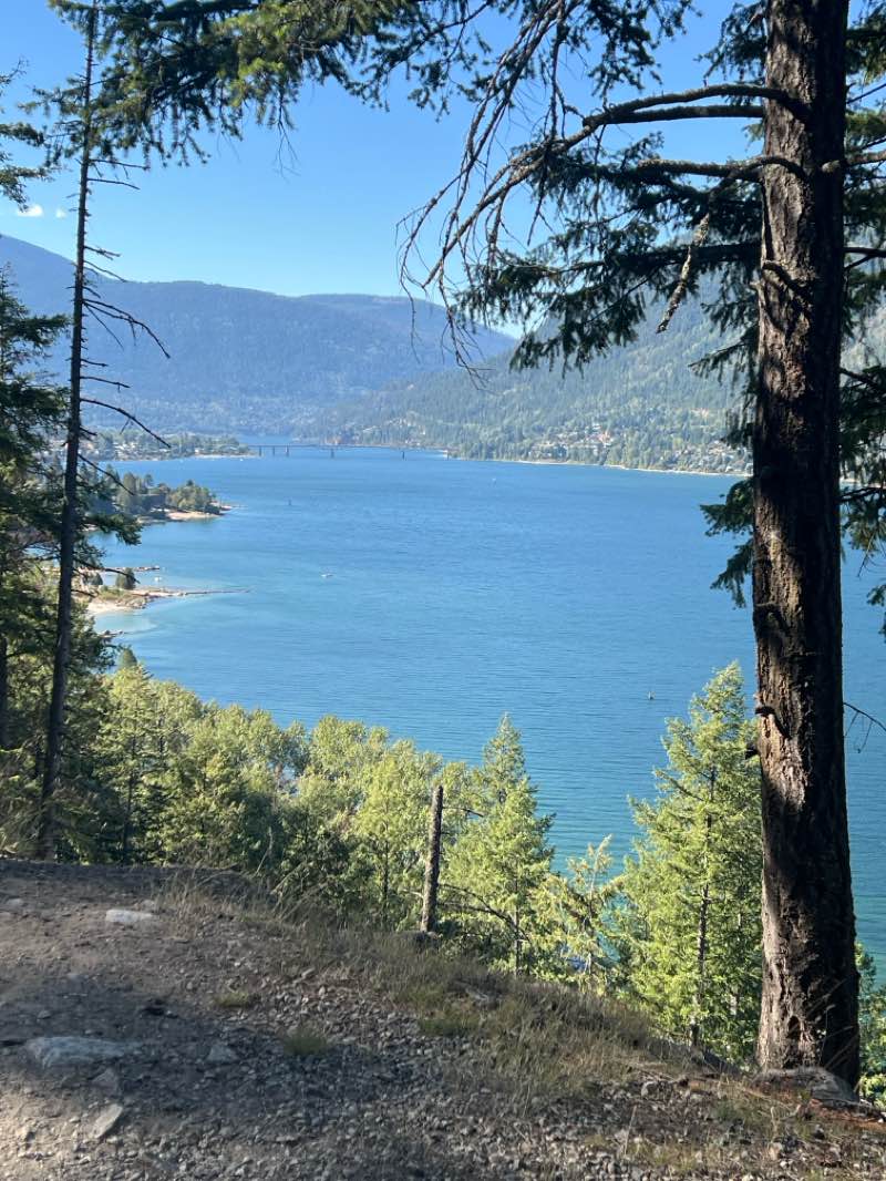 walking near me in West Arm Provincial Park in autumn